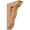 Ekena Millwork Funston Traditional Smooth Bracket w/ Offset Brace, Western Red Cedar, 7 1/2"W x 20"D x 32"H BKT0806X20X32FST01SWR - alternate 1